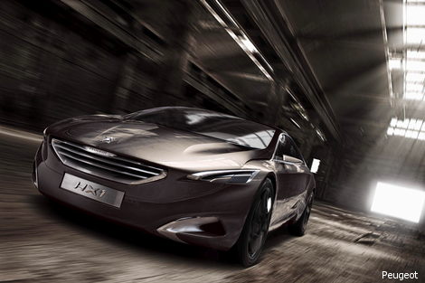 Peugeot HX1 diesel hybrid concept
