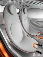 Smart Forvision seats use e-extiles