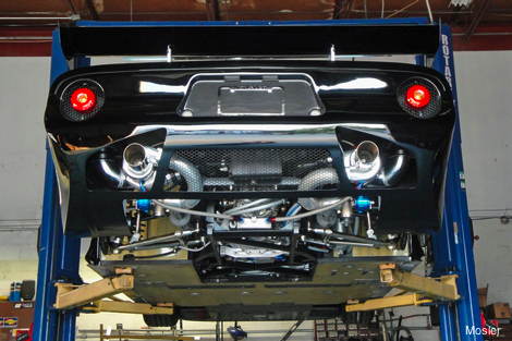 2012 Mosler Raptor GTR has a twin-turbo V8 with up to 1212bhp