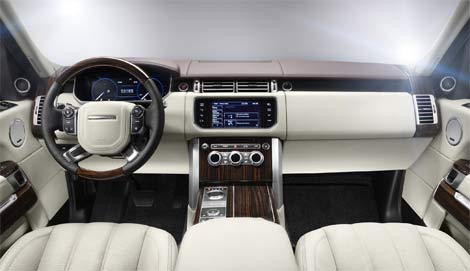2013 Range Rover interior